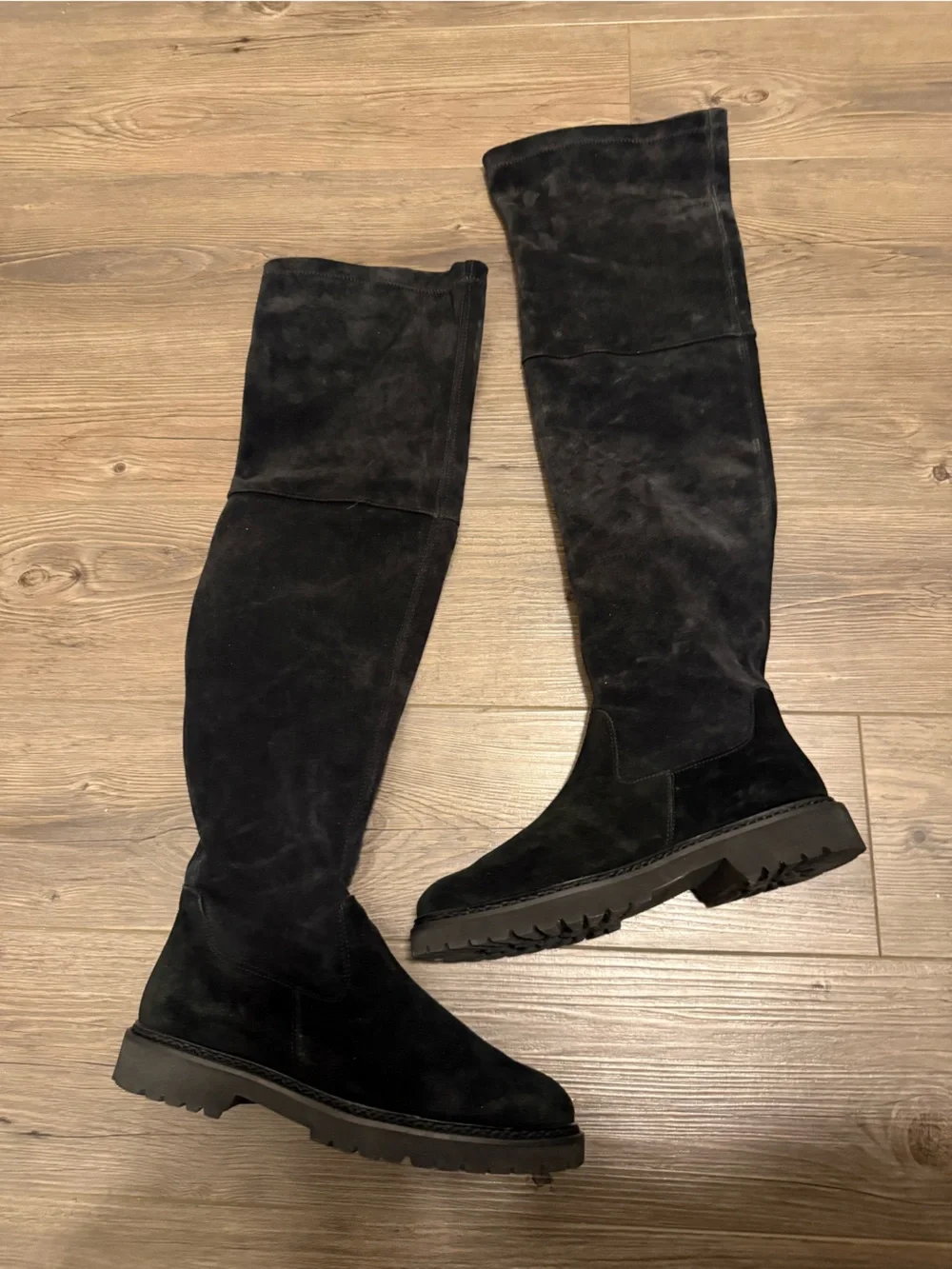 Aquatalia Suede Mire Waterproof Over The Knee Boots Size 8